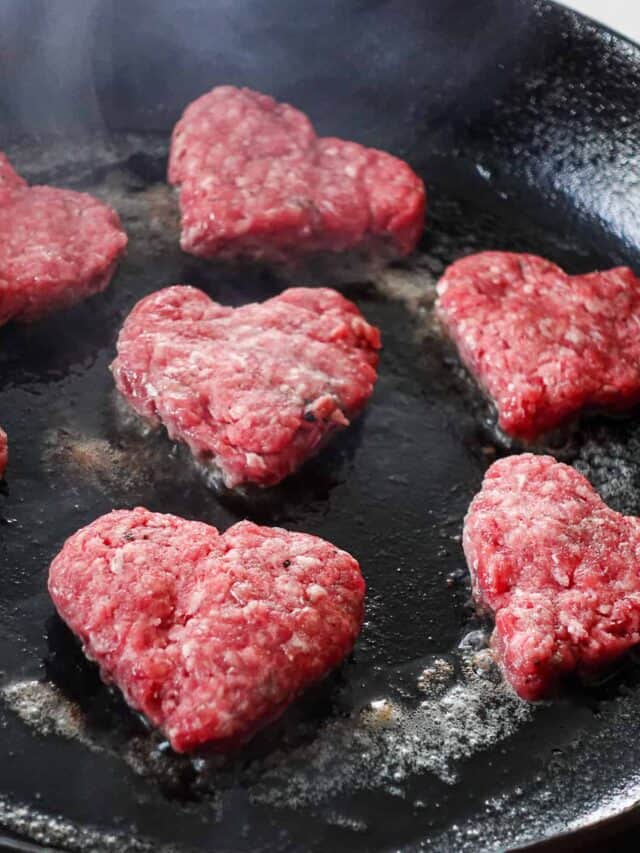 Heart Shaped Burgers