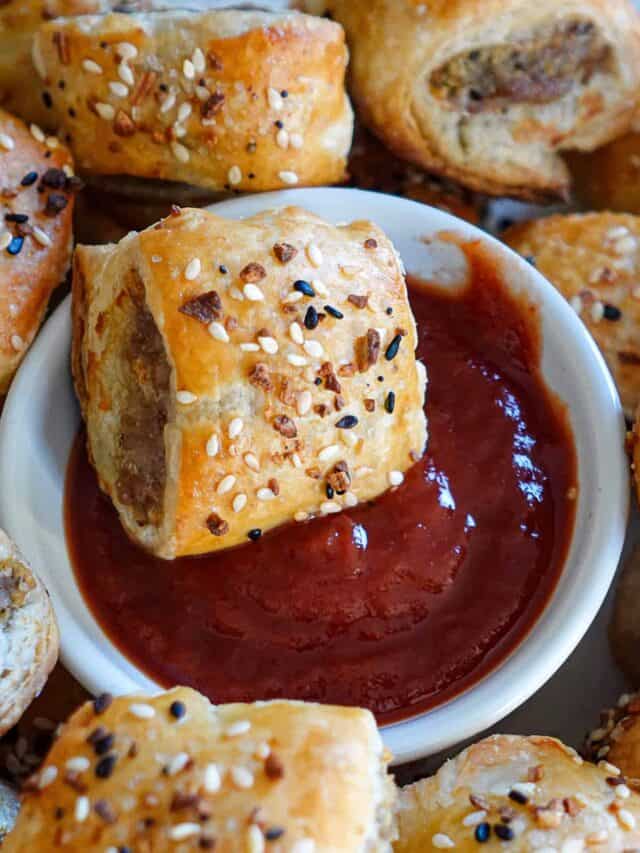 Sausage Pork Roll with Puff Pastry