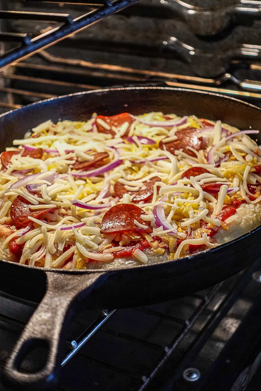 Baking Pizza in a Cast Iron Skillet In The Oven