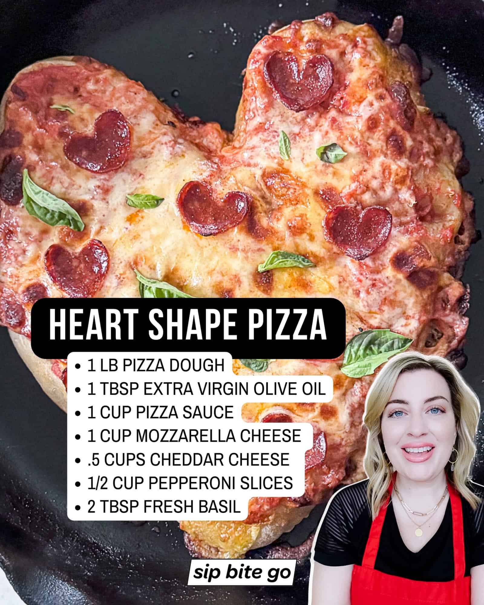 Heart Shaped Pizza Recipe Ingredients List