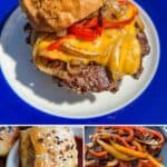 Super Bowl Food Ideas collage with game day recipes text overlay