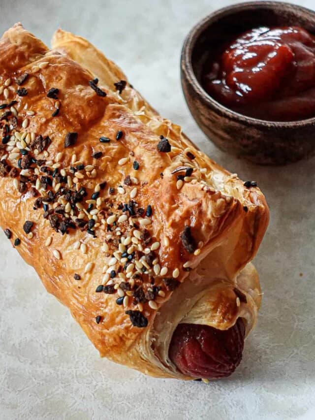 Puff Pastry Hot Dogs