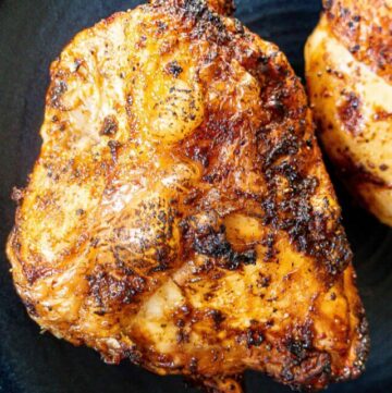 Air Fryer Cooked Split Chicken Breast