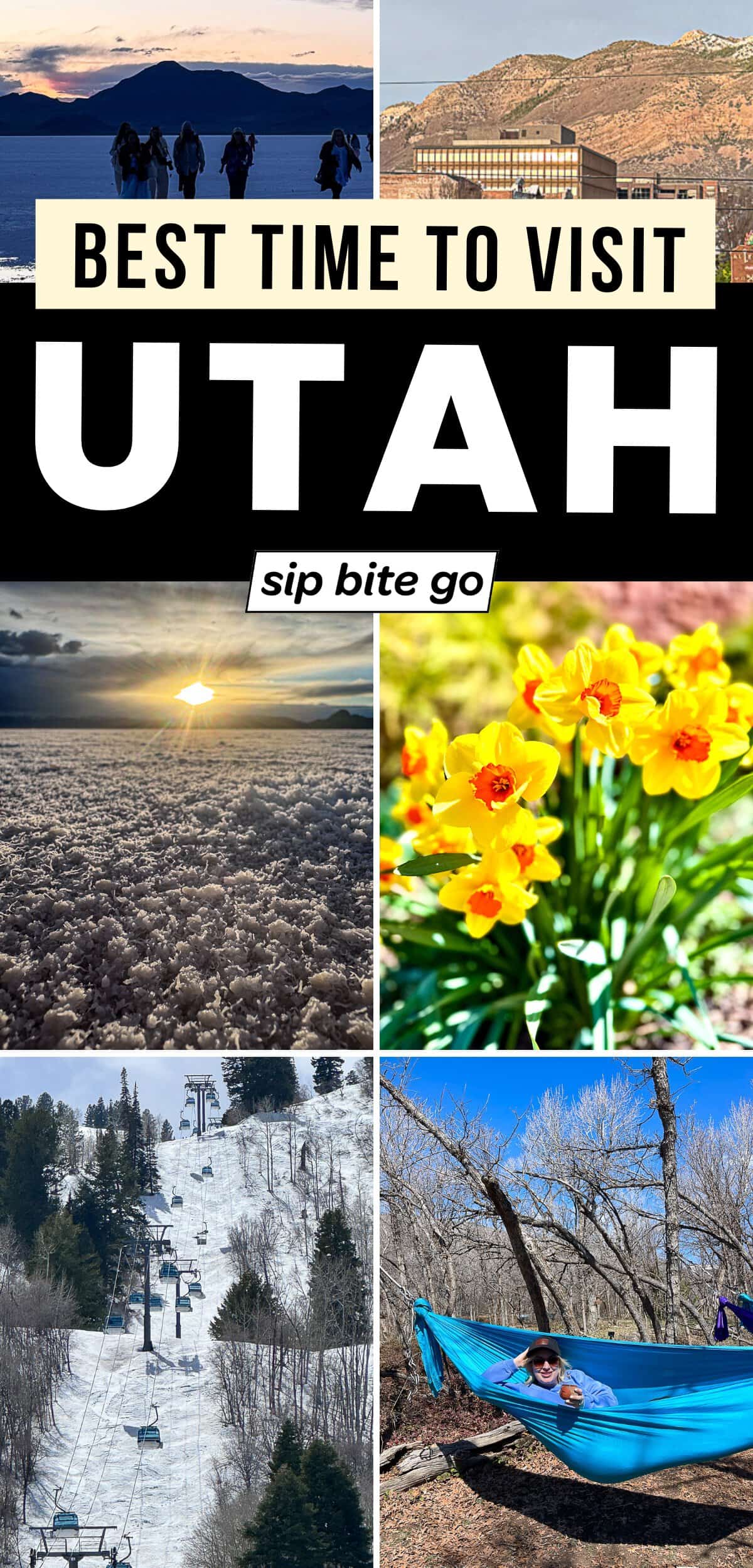 Best Time to Visit Utah with photos of activities and things to do in April