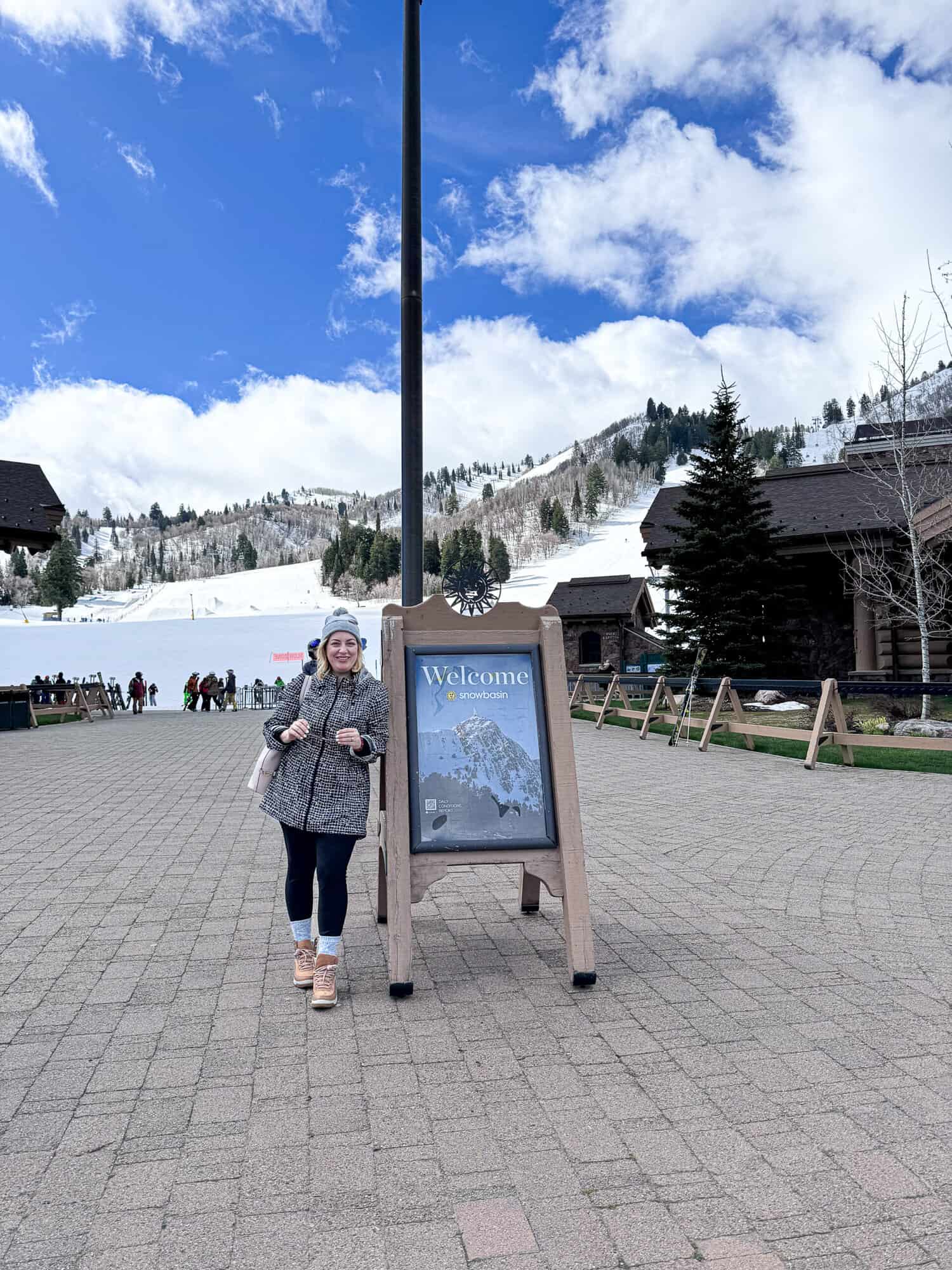 Jenna Passaro travel blogger visiting Snowbasin Resort Ogden Utah