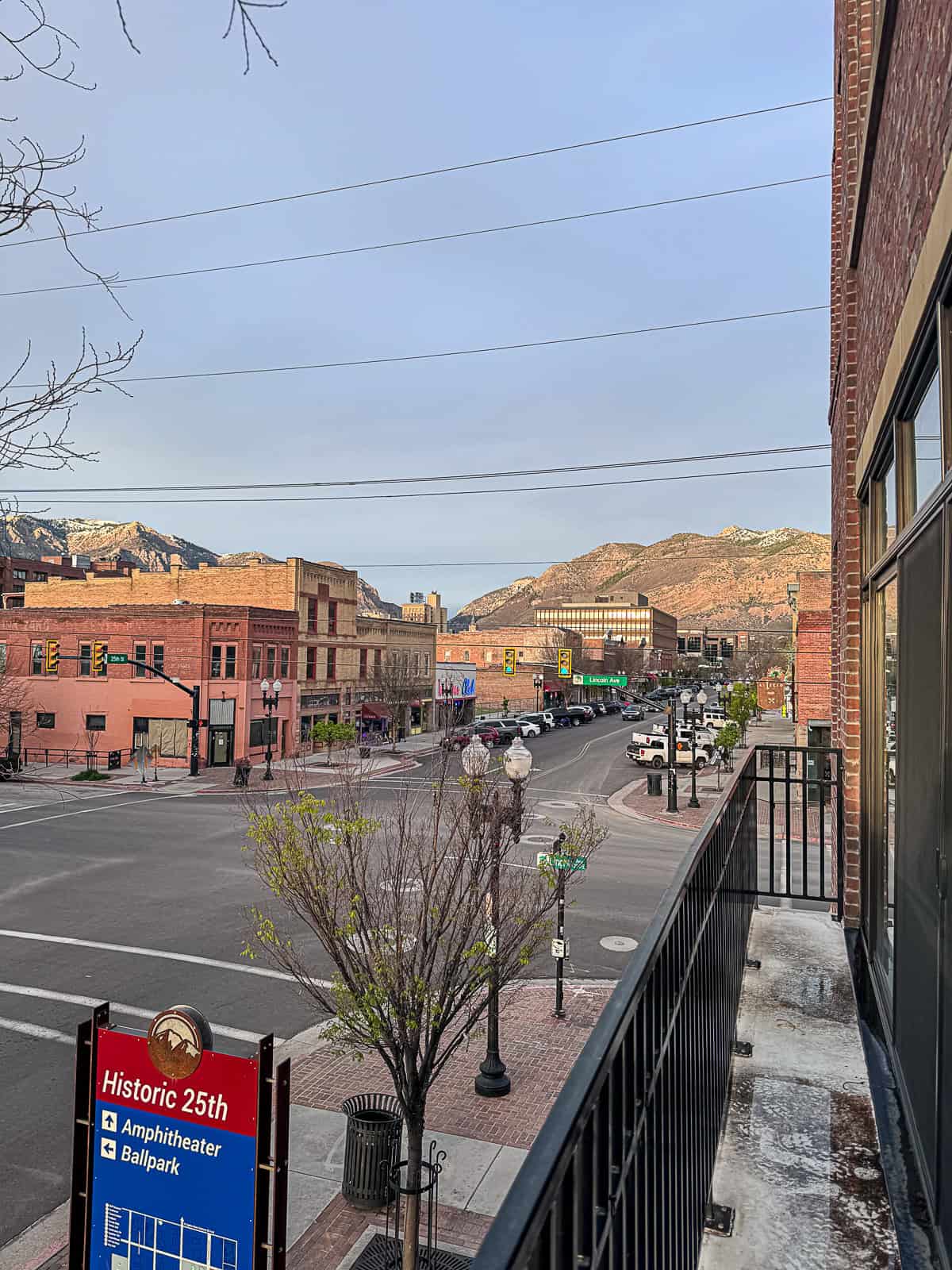 Views of downtown Ogden Utah historic 25th Street
