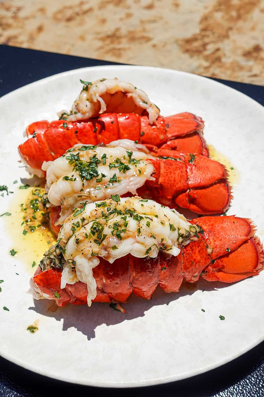 Griddle Cooked Lobster Tails