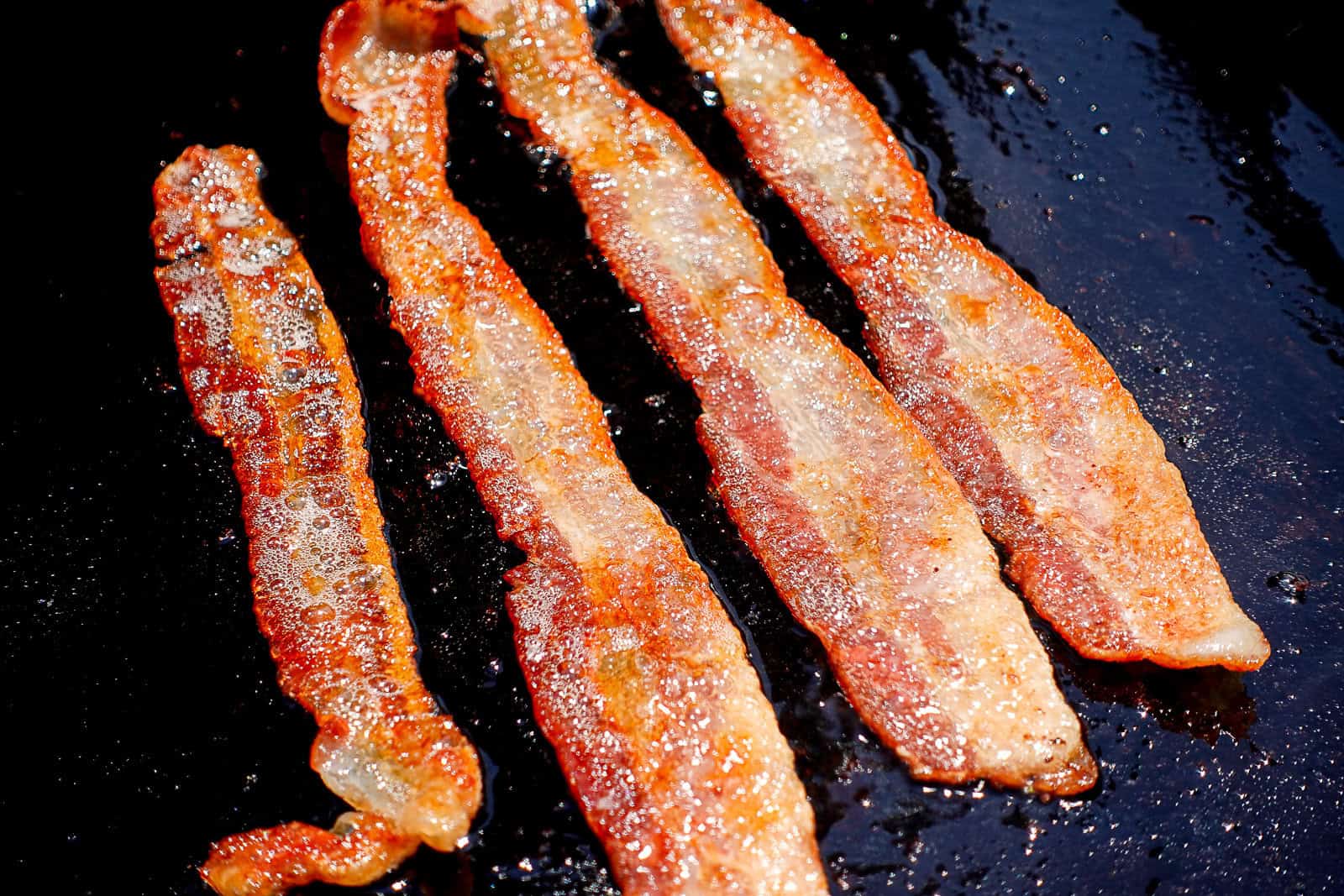 Griddled Bacon on Traeger Flatrock Grill