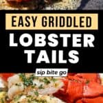 Griddled Lobster Tails Recipe on Traeger Flatrock Griddle