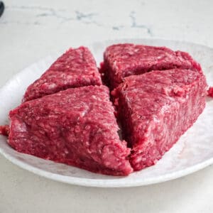 Divided Burgers from One Pound Of Meat
