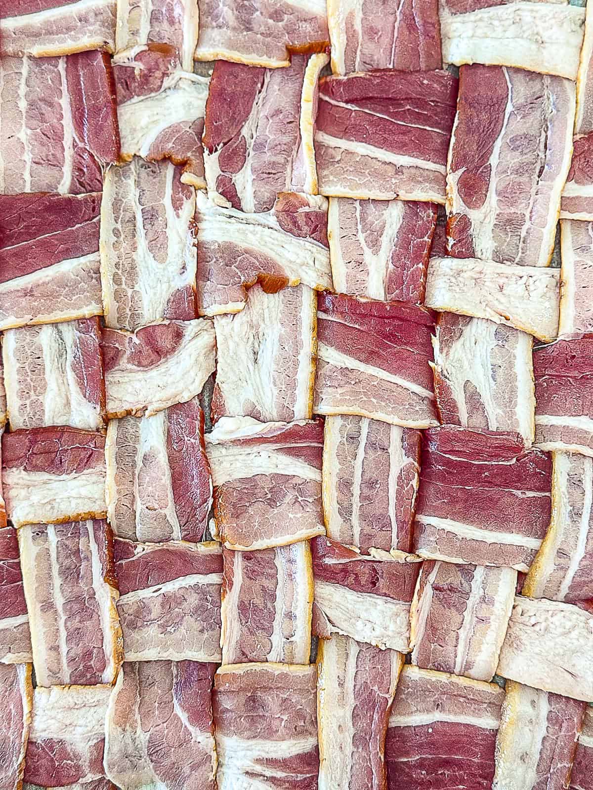 Completed Bacon Weave