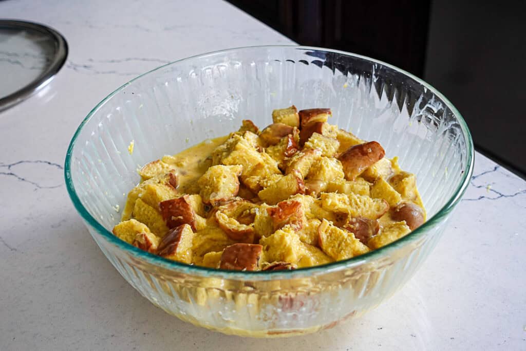 Traeger Smoked French Toast Casserole with Cherries Sip Bite Go