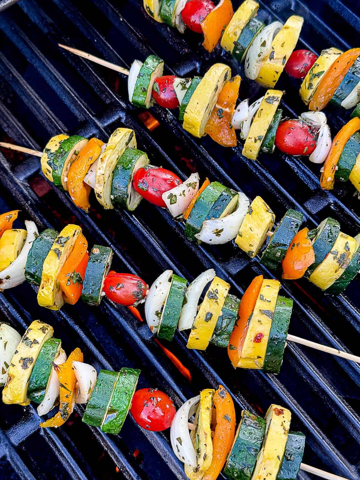 Grilling Zucchini Kababs