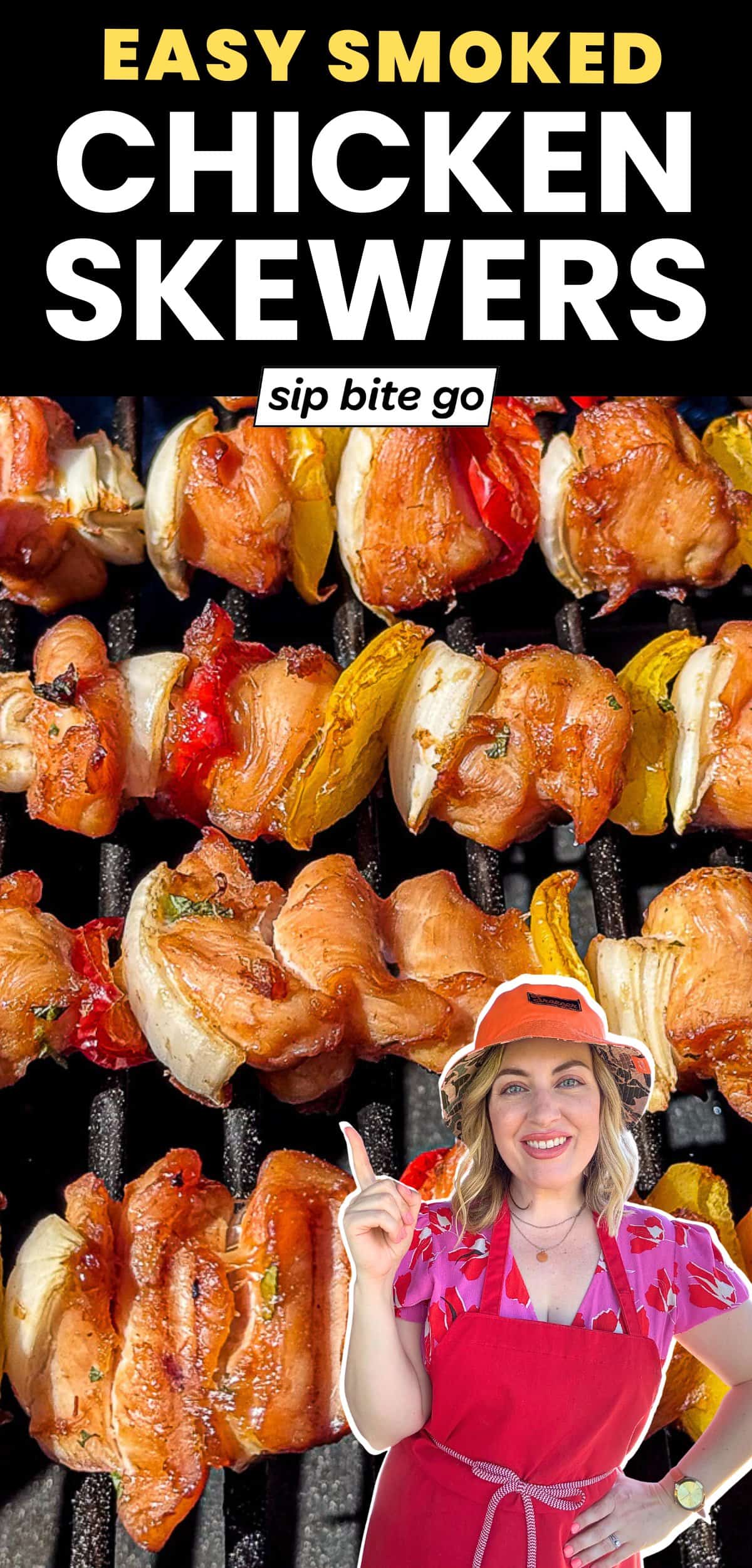 Traeger BBQ Marinated Smoked Chicken Breast Skewers