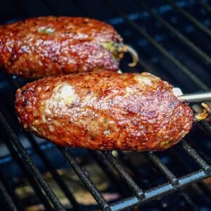 Traeger Smoked Texas Torpedoes with Brisket
