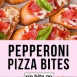 Pepperoni Pizza Baguette Bites Recipe