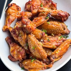 Smoked Lemon Garlic Chicken Wings