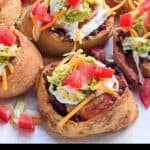 Taco Pizza Rolls Smoked in Traeger or Baked in oven