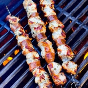 Grilled Italian Chicken Kebabs