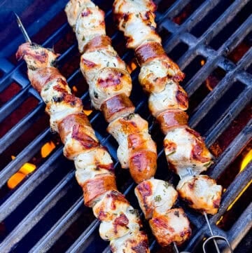Grilled Italian Chicken Kebabs
