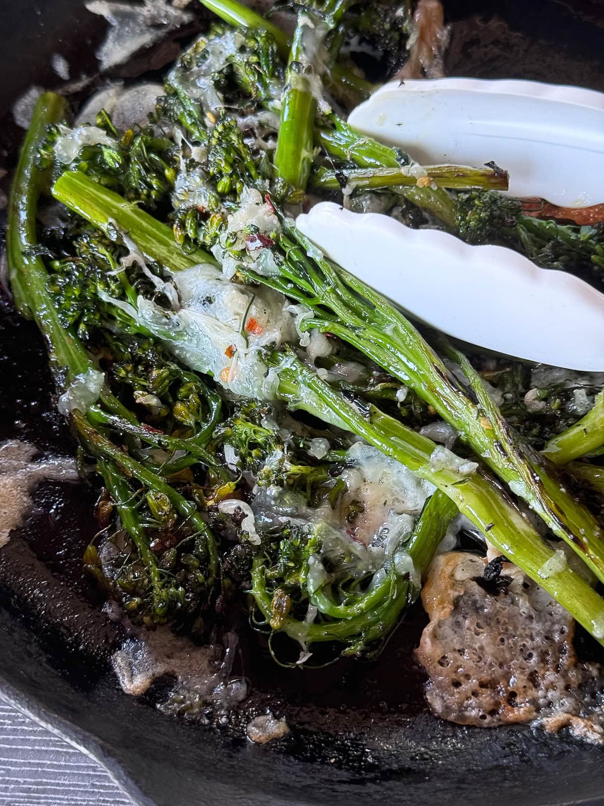 Cheesy Grilled Broccoli Rabe side dish