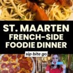 St. Maarten Foodie Restaurant Menu Items at French Dining Spot OASIS Restaurant