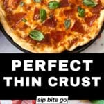Neapolitan-style pizza dough with crispy thin crust made using 00 flour