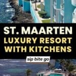 St Maarten Luxury Resort Views of oyster bay beach resort on the Dutch side
