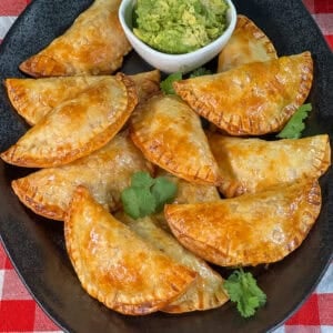 Easy Chicken Empanadas recipe finished dish golden and crispy