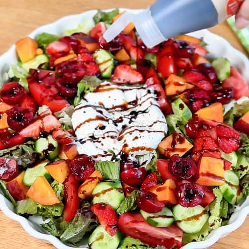 dressing for green salad with fruit Fresh Berry Green Salad with Pomegranate Meyer Lemon Salad Dressing